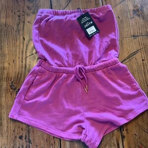 Jolyn Payton strapless romper XS